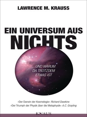 cover image of Ein Universum aus Nichts